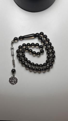 سبحه بكلايت " شفافه خيط اسود "