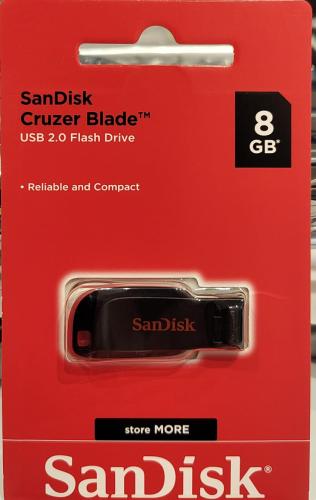 فلاشة سانديسك 8 جيجا