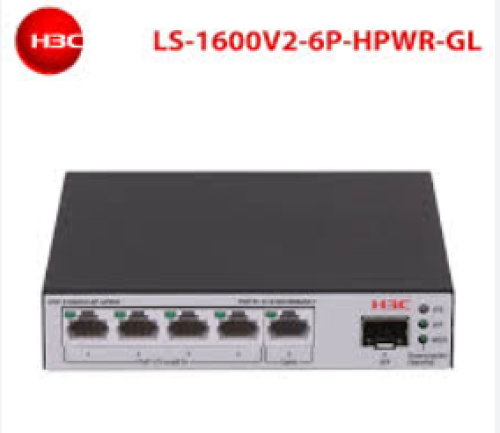 سويتش شبكي 4 منفذ موديل ls-1600v2-6p-hpwr-gl