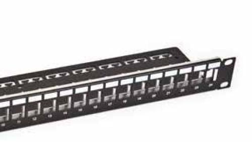 Excel Unloaded 24 Port Screened Keystone Patch Pan...