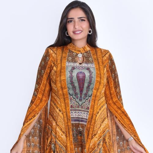 AH-105 جلابية هندية فاخرة