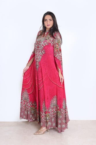 AH-115 جلابية هندية فاخرة