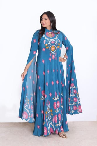 AH-113 جلابية هندية فاخرة