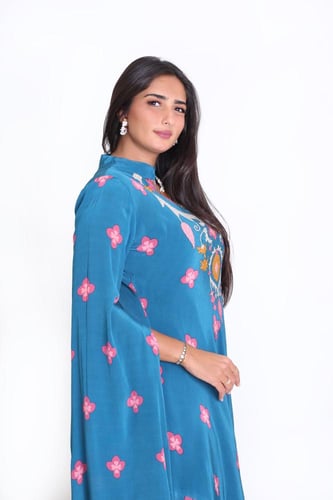 AH-113 جلابية هندية فاخرة