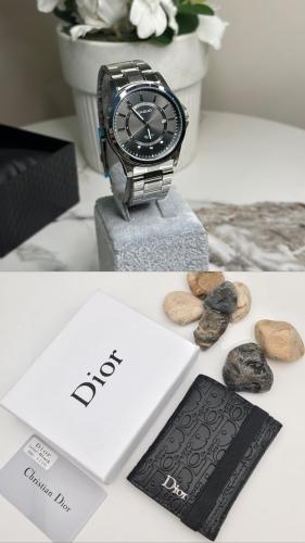 طقم ساعه وبوك ديور مع الملحقات