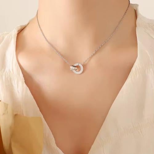 سلسال كارتير مع حلق فضي مع الملحقات