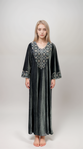 جلابية مخمل DK009