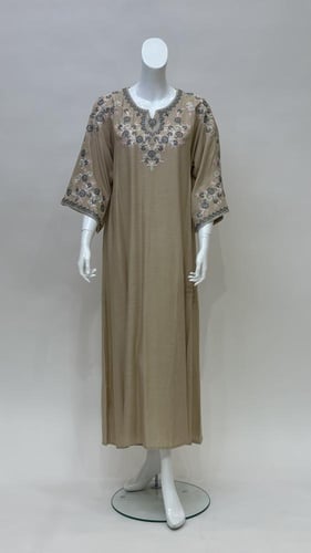 جلابية نسائية للبيت طويلة مطرزة dc241