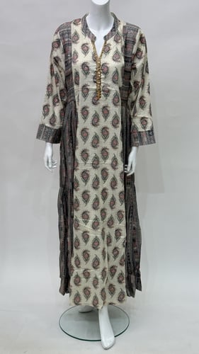 جلابية هندية طويلة مع طرحة Z1803