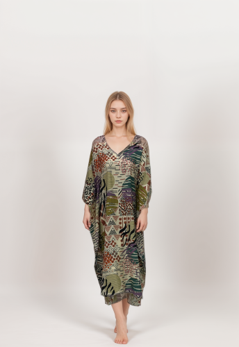 جلابية موديل فراشة نسائي طويلة MT005