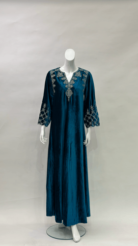 جلابية مخمل DK012