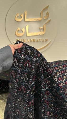 مخمل مطرز هندي 15