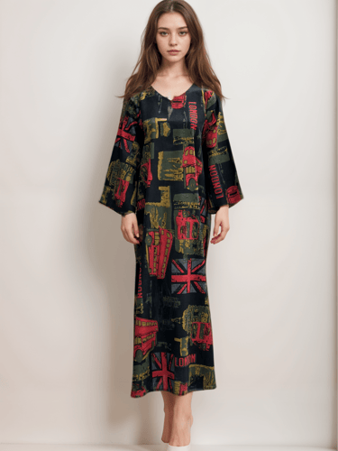 جلابية لنن MA00200