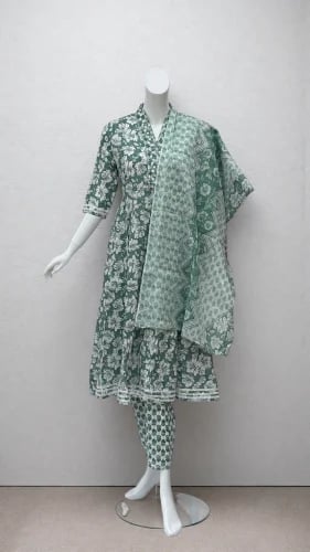 جلابية بنجابي مع طرحة 81165