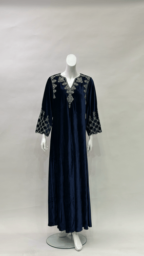 جلابية مخمل DK012