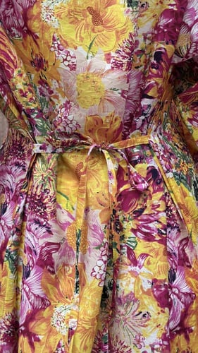 جلابية بيتي صيفي نص كم مطرزة ng008