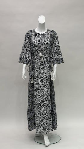 جلابية هندي طويلة نسائي برباط Z926