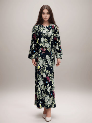 جلابية لنن MA00200