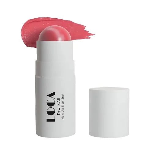 لوكا أحمر خدود ستيك كريمي 03 جوز ويذ أنيثينغ – سوفت بينك (LOCA Blush Stick Goes With Anything 03 Soft Pink)