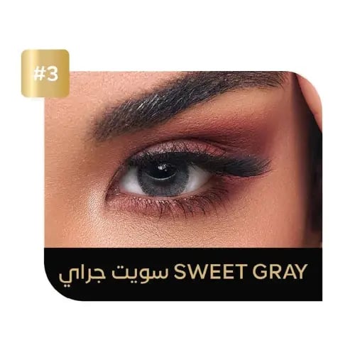 ايكو لنس عدسات كورية لاصقة يومية - سويت جراي #3