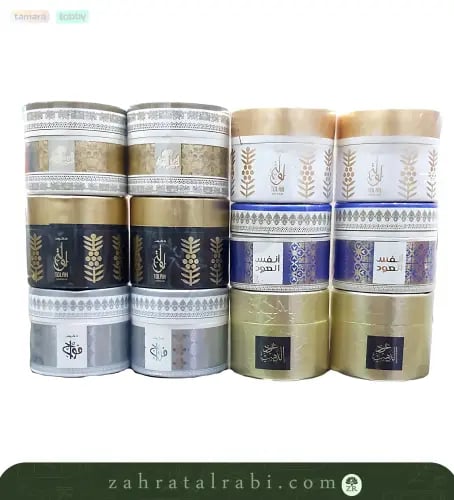 مجموعة بخور توزيعات من عود لافر امير العود+تولة اس...