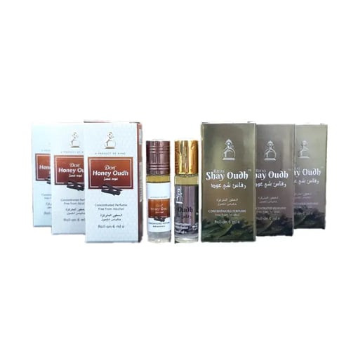عطر مركز رول اون دون عود عسل + شي عود من رفاس 6مل...