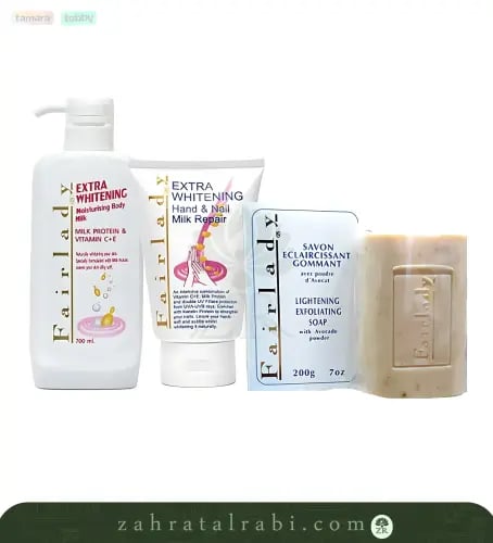 فيرليدي مجموعة التفتيح والتبييض والعنايه بالبشرة و...