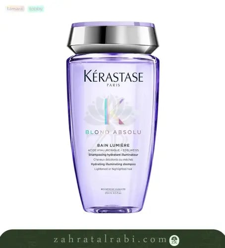 كيراستاس بلوند أبسولو شامبو مرطب ومضيء للشعر المبي...