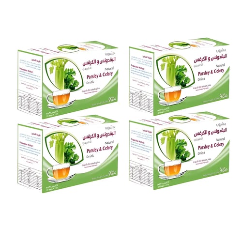 مشروب البقدونس والكرفس الطبيعي من زهرة فيولا 4باكت...