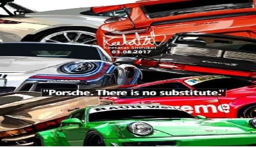 NO SUBSTITUTE PORSCHE L