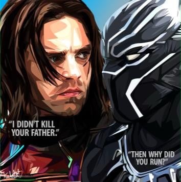 WINTER SOLDIER & BLACK PANTHER