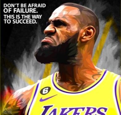 LEBRON JAMES DON'T BE AFRAID