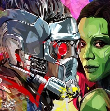 STARLORD & GAMORA