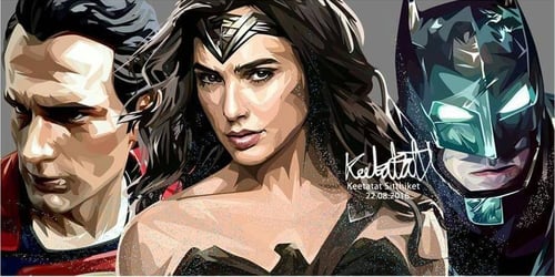 JUSTICE LEAUGE SET2 L