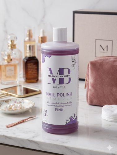 Magical Beauty pink nail polish remover - Nail str...