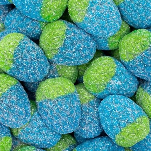 حلوى جلي الفراولة الزرقاء الحامضة 100 جرام
