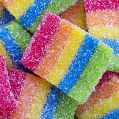 حلوى جلي قطع الرينبو - 100 جرام
