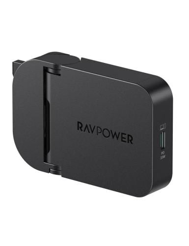 شاحن جداري راف باور نحيف بقوة 35 واط منفذ تايب سي...