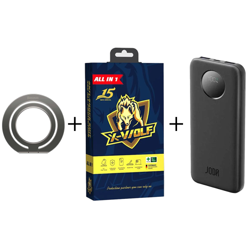 عرض بكج حماية الجوال ضمان سنة + مسكة بيسوس + بطاري...