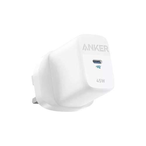 شاحن جداري انكر 313 منفذ تايب سي بقوة 45 واط ابيض