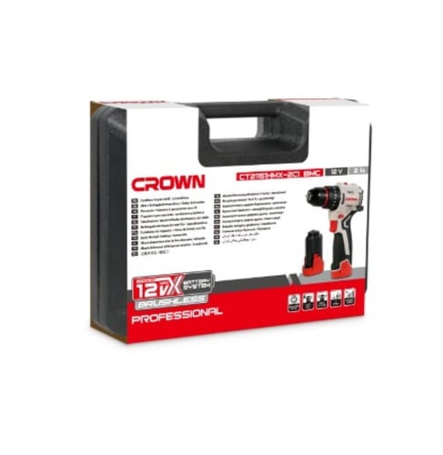 شنيور بالبطارية كراون 12 فولت 2 امبير CT21151HMX