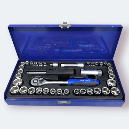 طقم حبوب تايواني 3/8 و 1/4 بوصة - ملي وانش توب ماك...