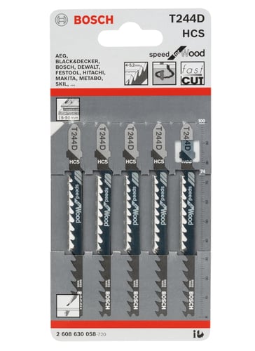 ريش اركت بوش خشب T244D 2608630058