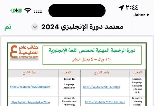 دورة انجليزي 2