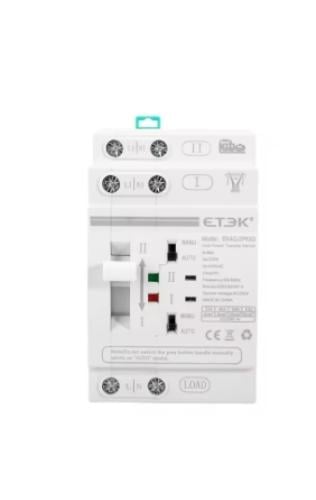 ETEK Din Rail 2P/4P ATS مفتاح نقل تلقائي مزدوج الط...
