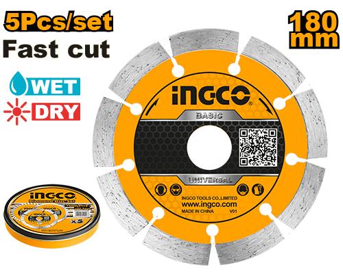 دسك قص جرانيت 7"" مفتوح 180 ملم السعر بالحبة