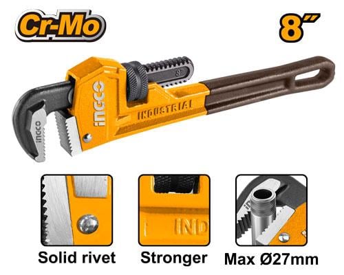 مفتاح انابيب انجليزى صناعي 8 بوصة