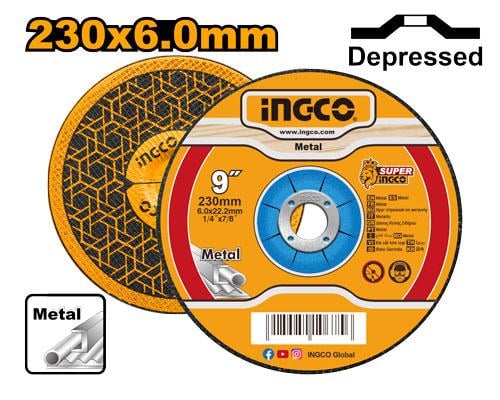 ديسك قص حديد 230(9"")22.2x6.0xملم