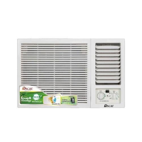 مكيف شباك ماركة اوسكار مقاس 18 و24 بارد فريون 410