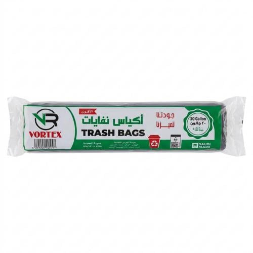 اكياس نفايات VORTEX بسعة 20 جالون،10 رولات